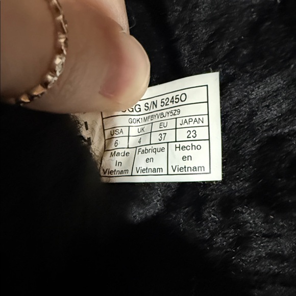 UGG Black Fur Boots - Picture 4 of 4